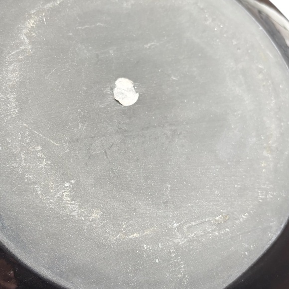 Vintage Handmade Southwestern Black Clay Bowl - Picture 6 of 6